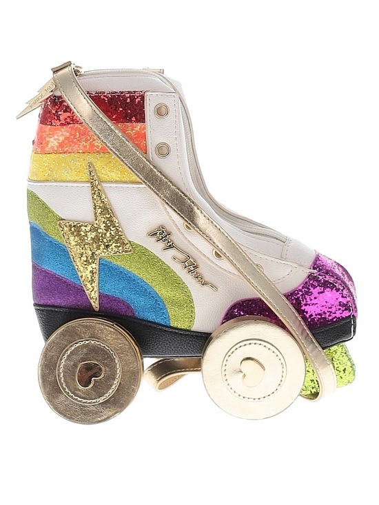 Betsey Johnson Handbags - Betsey Johnson roller skate derby crossbody bag purse RARE